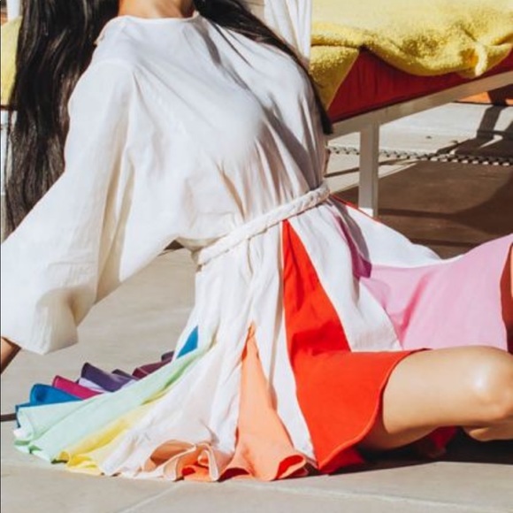 RHODE Multicolor Mini Dress - Picture 3 of 9